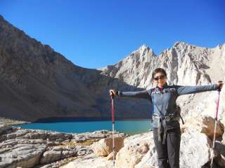 Mt.Whitney（カリフォルニア州）の大自然の前で
